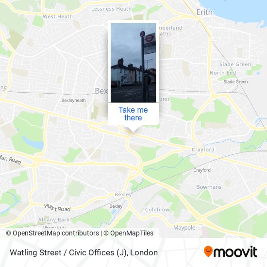 Watling Street / Civic Offices (J) map