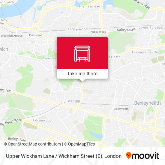Upper Wickham Lane / Wickham Street (E) map