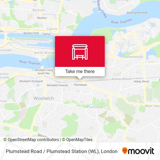 Plumstead Road / Plumstead Station (WL) map