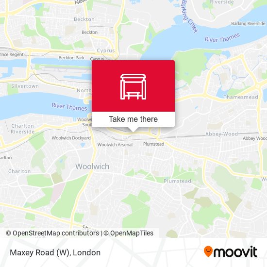 Maxey Road (W) map