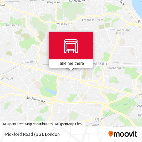 Pickford Road (BG) map