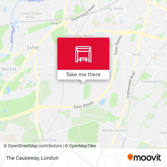 The Causeway map