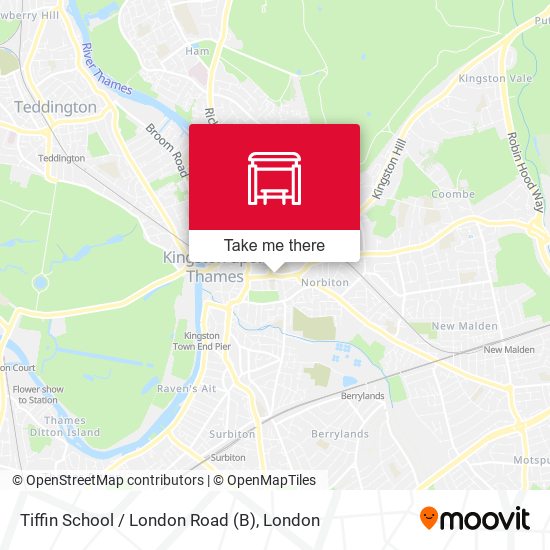 Tiffin School / London Road (B) map