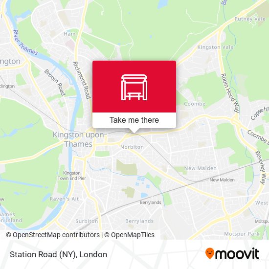 Station Road (NY) map