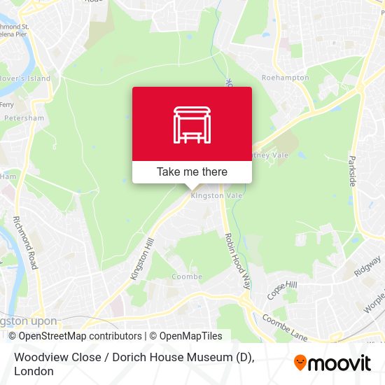 Woodview Close / Dorich House Museum map