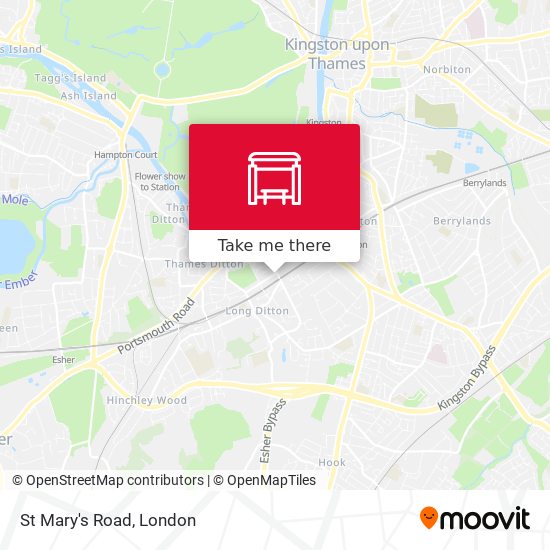 St Mary's Road map