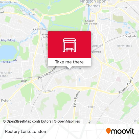 Rectory Lane map