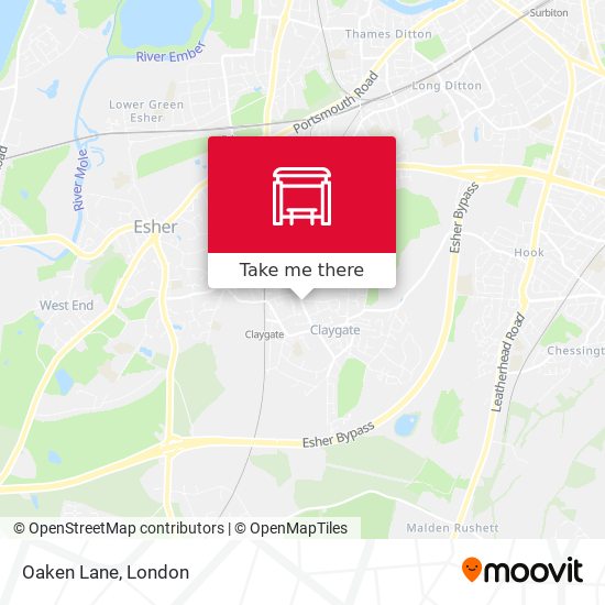 Oaken Lane map