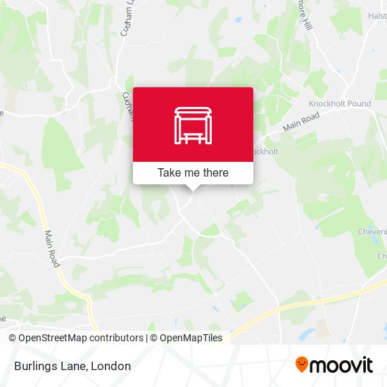 Burlings Lane map