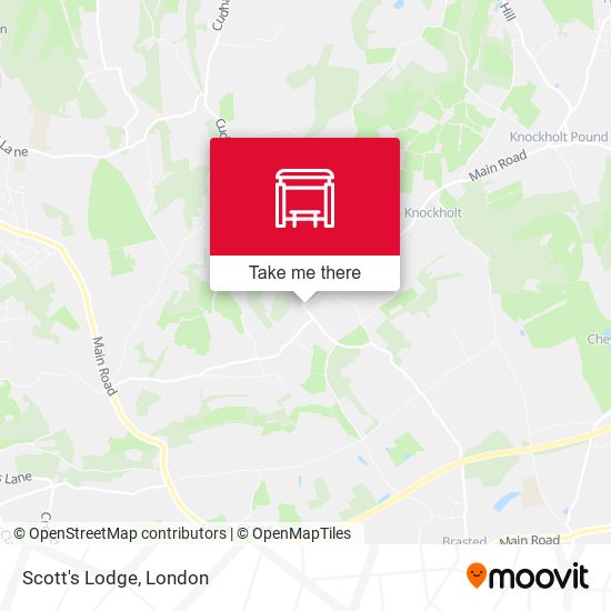 Scott's Lodge map