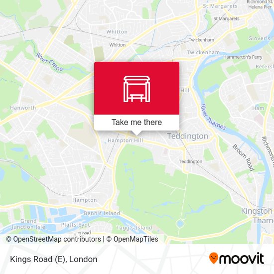 Kings Road (E) map