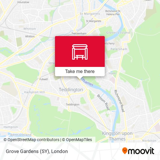 Grove Gardens (SY) map
