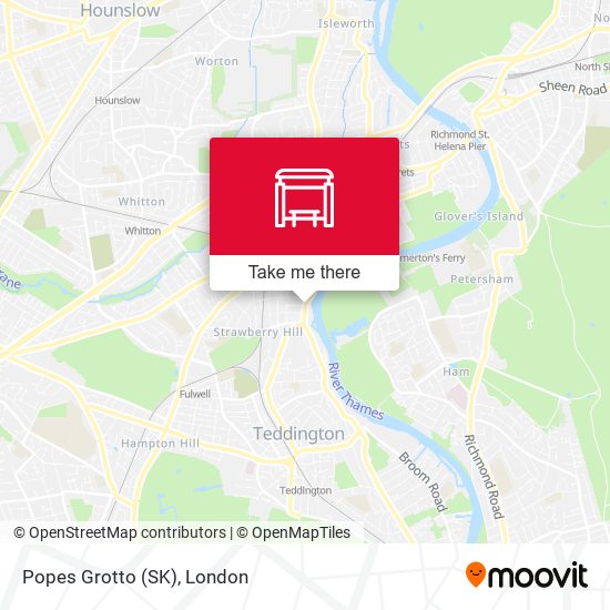 Popes Grotto (SK) map