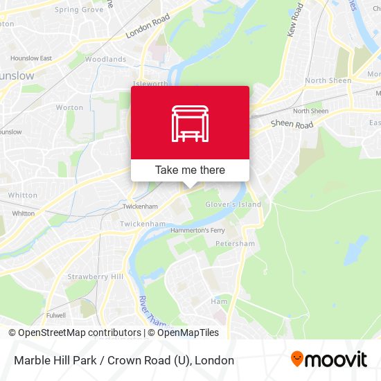 Marble Hill Park / Crown Road (U) map