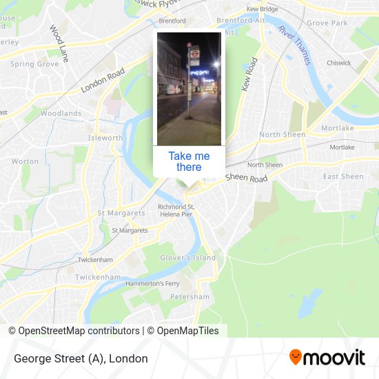 George Street (A) map