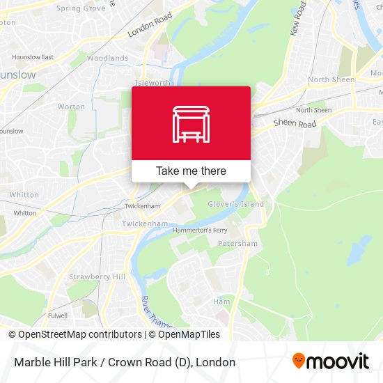 Marble Hill Park / Crown Road (D) map