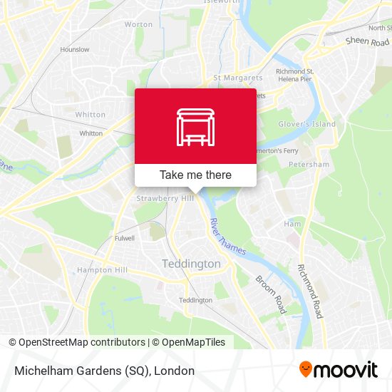 Michelham Gardens (SQ) map