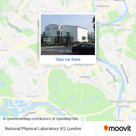 National Physical Laboratory (K) map