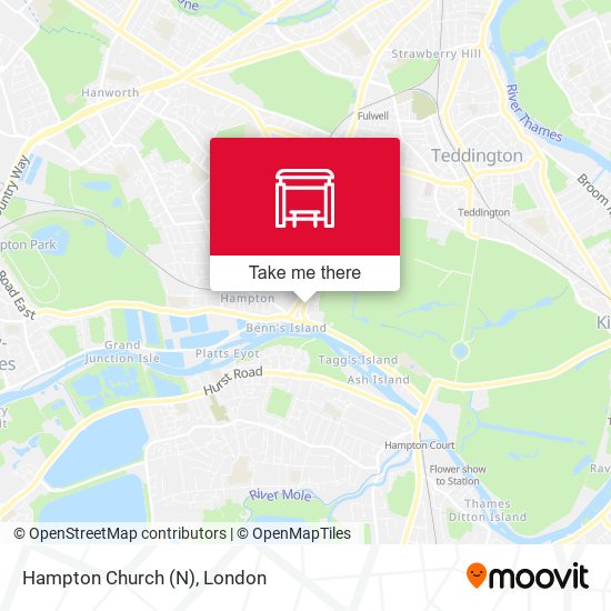 Hampton Church (N) map