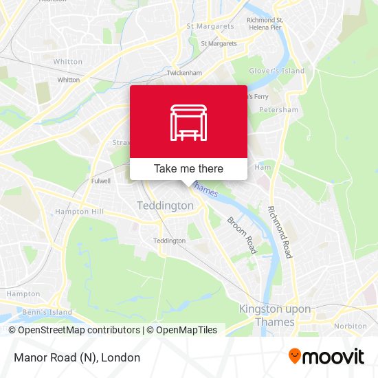 Manor Road (N) map