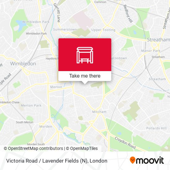 Victoria Road / Lavender Fields (N) map