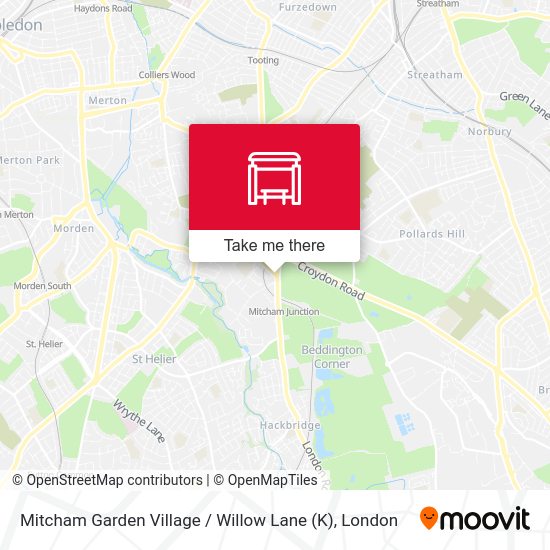 Mitcham Garden Village / Willow Lane (K) map