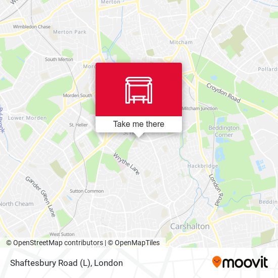 Shaftesbury Road (L) map