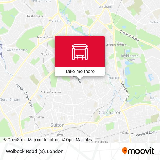 Welbeck Road (S) map