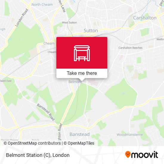 Belmont Station (C) map