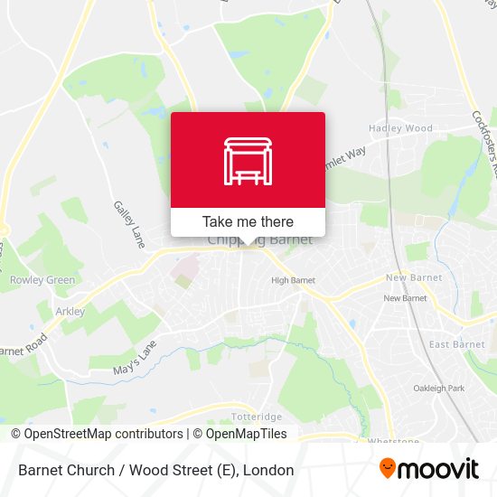 Barnet Church / Wood Street (E) map