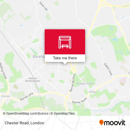 Chester Road map
