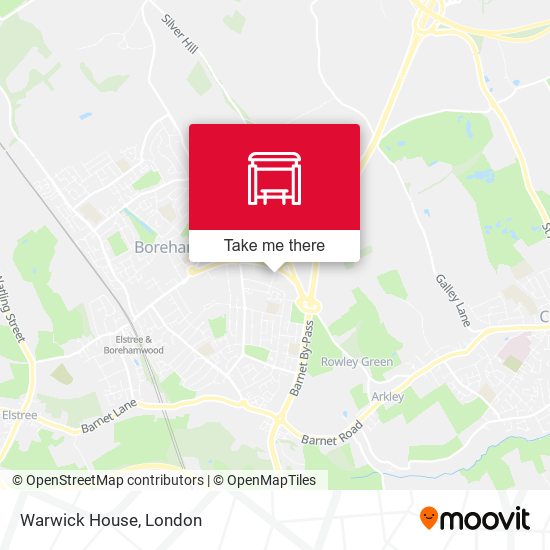 Warwick House map
