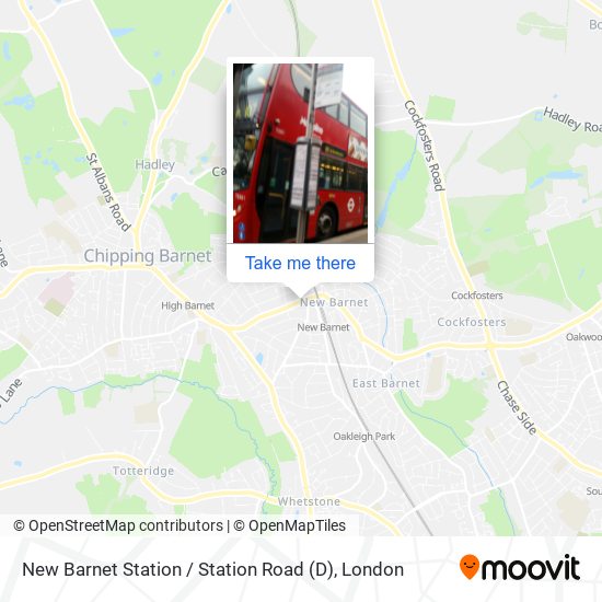 New Barnet Station  / Station Road (D) map