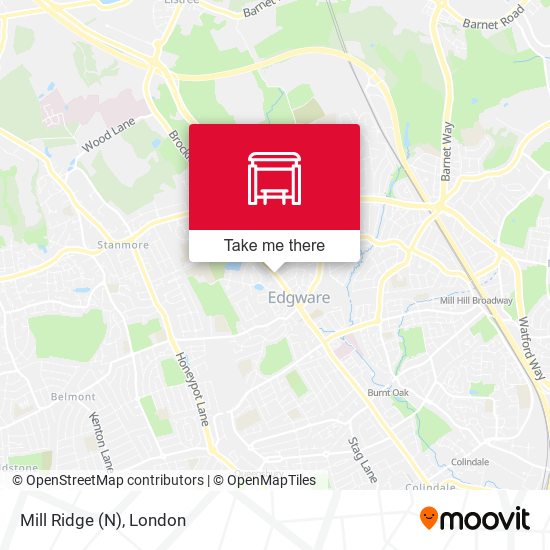 Mill Ridge (N) map