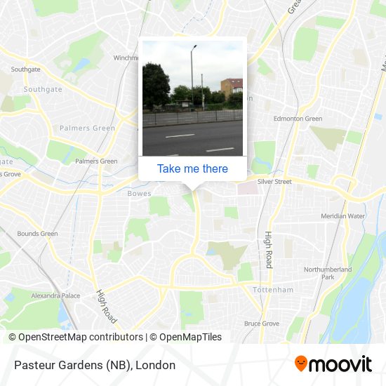 Pasteur Gardens (NB) map