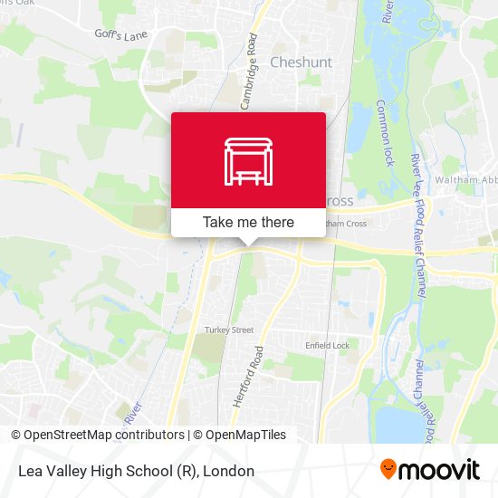 Lea Valley High School (R) map