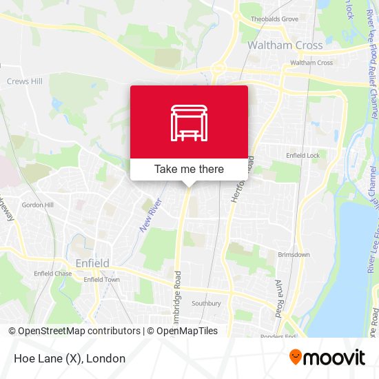 Hoe Lane (X) map