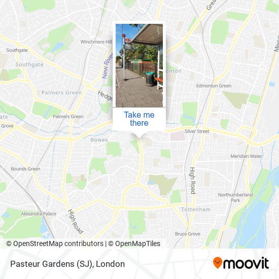 Pasteur Gardens (SJ) map