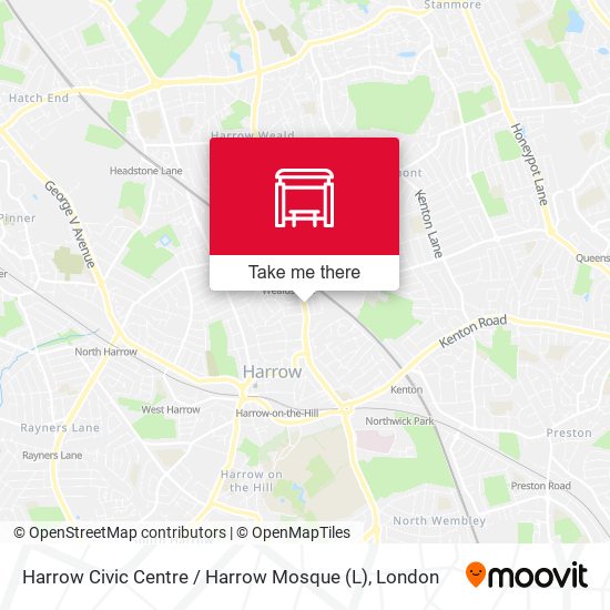 Harrow Civic Centre / Harrow Mosque (L) map