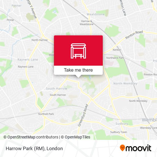 Harrow Park (RM) map