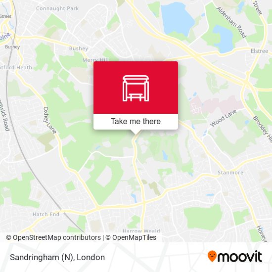 Sandringham (N) map