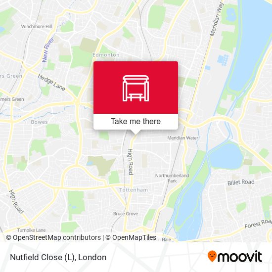 Nutfield Close (L) map