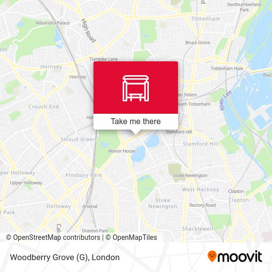 Woodberry Grove map