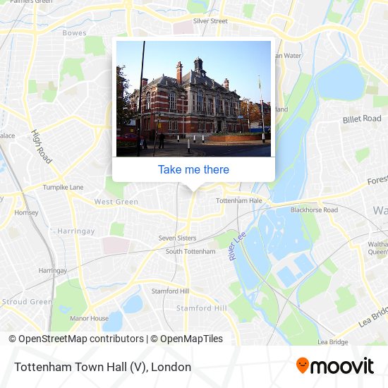 Tottenham Town Hall (V) map