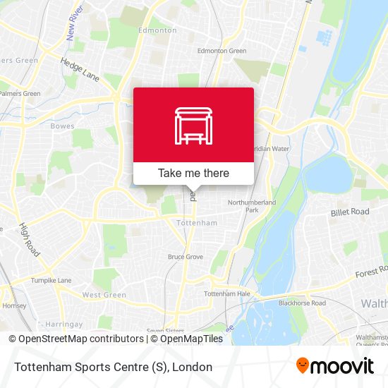 Tottenham Sports Centre map