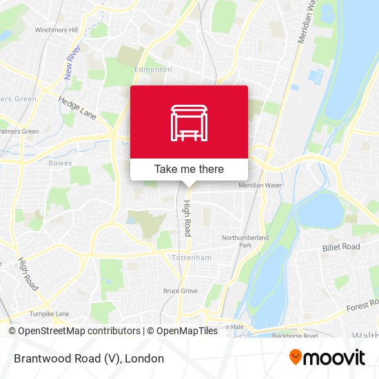 Brantwood Road (V) map