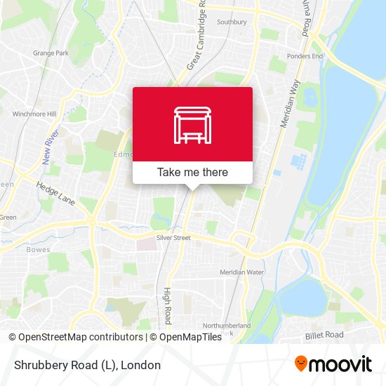 Shrubbery Road (L) map