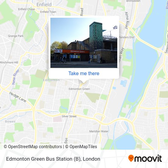 Edmonton Green Bus Station map