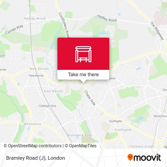 Bramley Road (J) map