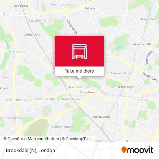 Brookdale (N) map